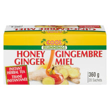 Cargar imagen en el visor de la galería, Cool Runnings Honey Ginger Instant Herbal Tea, 360g 20 Sachets
