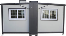 将图片加载到图库查看器,Portable Prefabricated Tiny Home 15x20ft, Mobile Expandable Plastic Prefab House for Hotel, Booth, Office, Guard House, Shop, Villa, Warehouse, Workshop