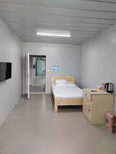 将图片加载到图库查看器,Outdoor Tiny Home Mobile Expandable Plastic Prefabricated House, Modern Sturdy Steel Storage House with Lockable Door and Windows