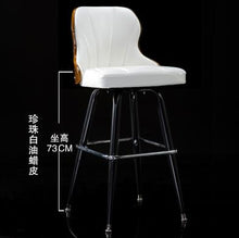 将图片加载到图库查看器,002 Solid wood bar table and chair. Leisure bar chair.44100