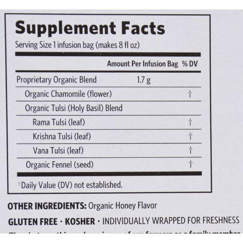 Organic India Tulsi Tea Honey Chamomile - 18 Tea Bags - Case of 6