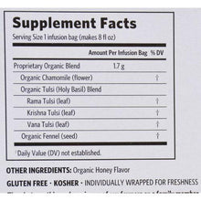 將圖片載入圖庫檢視器 Organic India Tulsi Tea Honey Chamomile - 18 Tea Bags - Case of 6