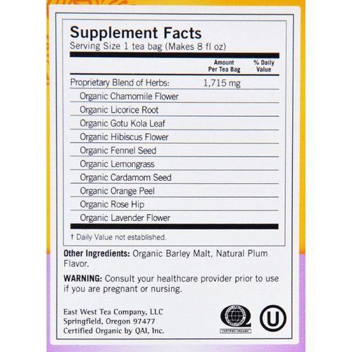 Yogi Organic Calming Herbal Tea - 16 Tea Bags - Case of 6