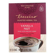 Load image into Gallery viewer, Teeccino Organic Tee Bags - Vanilla - 10 Bags