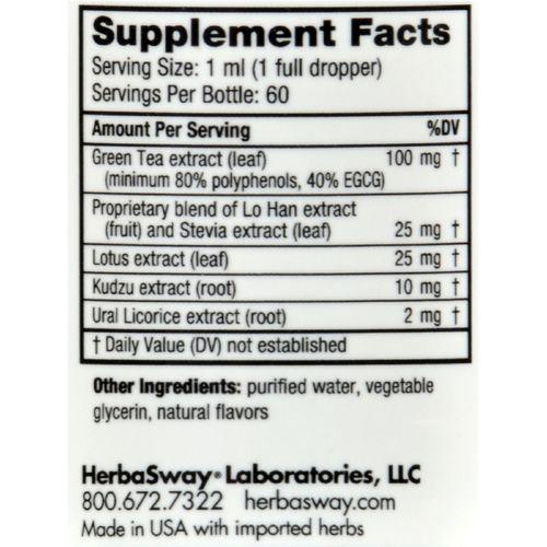 Herbasway Laboratories HerbaGreen Tea Mandarin Mango - 2 fl oz