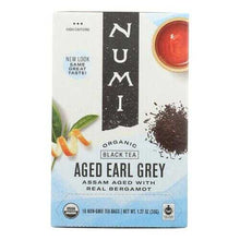 Load image into Gallery viewer, Numi Tea Organic Aged Earl Grey - Black Tea - 18 Bags