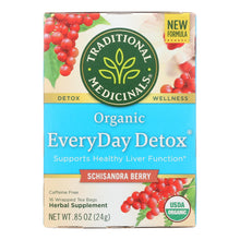 将图片加载到图库查看器,Traditional Medicinals EveryDay Detox Herbal Tea - Case of 6 - 16 Bags