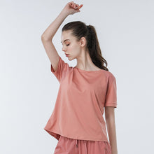 将图片加载到图库查看器,Gym Running Fitness Women T-Shirt Seamless Workout-Tops Sportswear Yoga Quick-Dry Clothes