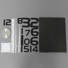 Charger l'image dans la galerie, 3D DIY Modern EVA Round Number Wall Clock Sticker Home Decoration