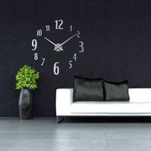 Charger l'image dans la galerie, 3D DIY Modern EVA Round Number Wall Clock Sticker Home Decoration