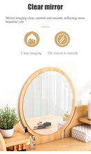 将图片加载到图库查看器,Mirrored Dresser Furniture Bedroom Furniture Storage Single Vanity Wooden Girls Storage Cabinet Modern Simple Makeup Table. 100cm