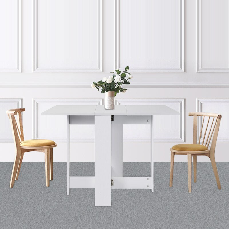 Folding Wooden Dining Tables Retractable Table Extendable Dining Table Simple Square Eating Table HWC