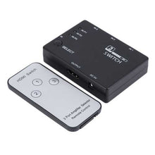 將圖片載入圖庫檢視器 3x1 3 Port 1080P Video HD Switch Switcher Splitter IR Remote For HDTV PS3 DVD