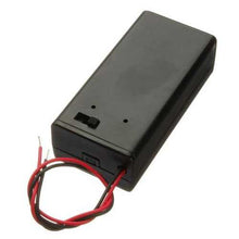 将图片加载到图库查看器,5Pcs 9V Battery Box Pack Holder With ON/OFF Power Switch Toggle Black