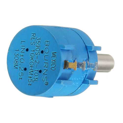 3Pcs 3590S-2-103L 10K Ohm BOURNS Rotary Wirewound Precision Potentiometer Pot 10 Turn
