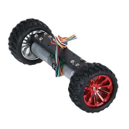 JGA25-360 12V 1.25W Two Wheel Self Balancing Metal Frame Chassis Smart Robot Car DIY Kit