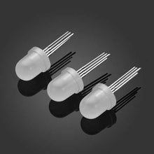 Charger l'image dans la galerie, 60pcs RGB LED Diode 8mm Red/Green/Blue 4 Pin Light Emitting Diode