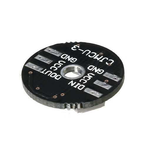 5pcs CJMCU-3bit WS2812 RGB LED Full Color Drive LED Light Circular Smart Development Board Geekcreit for Arduino - products that work with official Arduino boards