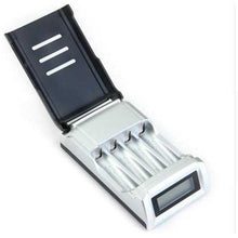 Load image into Gallery viewer, 4 Slots LCD Display Smart Intelligent Battery Charger for AA / AAA NiCd NiMh Rechargeable Batteries