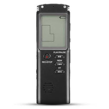 Charger l'image dans la galerie, 8GB Portable Rechargeable LCD Digital Audio Voice Recorder Dictaphone With MP3 Play