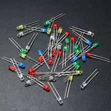 Charger l'image dans la galerie, 750 Pcs 3mm LED Diode Yellow Red Blue Green White Assortment Light DIY Kit