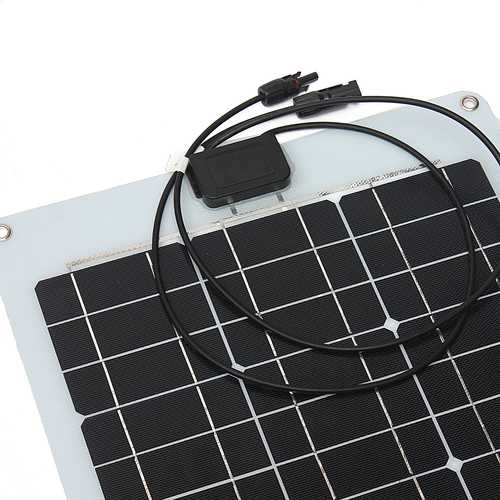 Elfeland? SP-10 640*440*2.5mm 12V 30W ETFT High Efficiency Semi-Flexible Monocrystalline Solar Panel