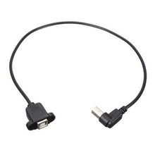 将图片加载到图库查看器,50cm USB 2.0 B Male to USB B Female Socket Printer Panel Mount Extension Cable