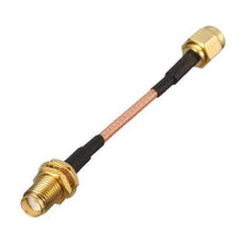 将图片加载到图库查看器,5CM SMA Male To SMA Female RG141 Extension Cable Made With Semi Rigid Cable Jack Plug Wire Connector