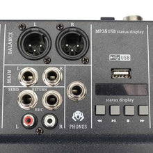 Cargar imagen en el visor de la galería, EL M CT80S 8 Channel Live Studio 48V Phantom Audio Mixer Mixing Console for DJ KTV Karaoke