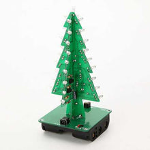 將圖片載入圖庫檢視器 3Pcs Geekcreit? DIY Christmas Tree LED Flash Kit 3D Electronic Learning Kit