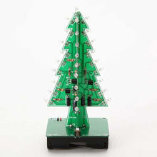 將圖片載入圖庫檢視器 3Pcs Geekcreit? DIY Christmas Tree LED Flash Kit 3D Electronic Learning Kit
