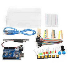 Load image into Gallery viewer, Basic Starter Kit UNO R3 Mini Breadboard LED Jumper Wire Button With Box For Geekcreit for Arduino - products that work with official Arduino boards