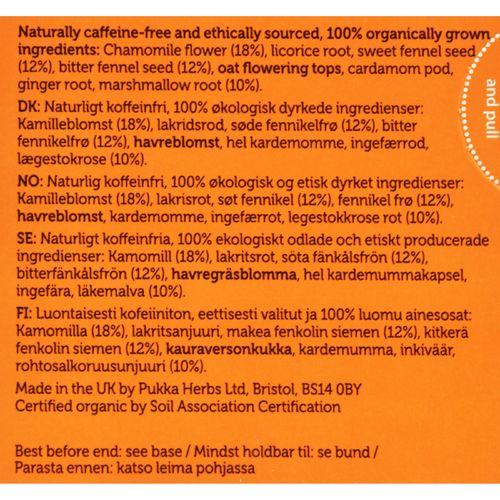 Pukka Herbal Teas Relax - Caffeine Free - Case of 6 - 20 Bags