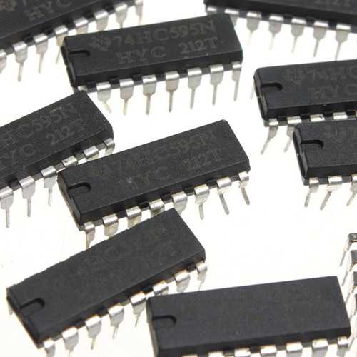 75pcs SN74HC595N 74HC595 74HC595N HC595 DIP-16 8 Bit Shift Register IC