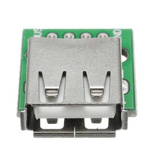Load image into Gallery viewer, 5pcs USB 2.0 Female Head Socket To DIP 2.54mm Pin 4P Adapter Board