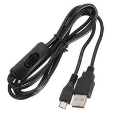 Charger l'image dans la galerie, 1.5m Micro USB Power Supply Charging Cable With ON/OFF Switch For Raspberry Pi