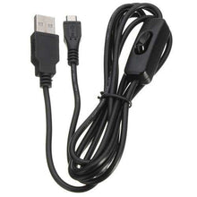 Charger l'image dans la galerie, 1.5m Micro USB Power Supply Charging Cable With ON/OFF Switch For Raspberry Pi