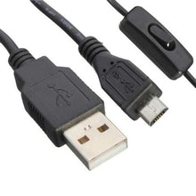 Charger l'image dans la galerie, 1.5m Micro USB Power Supply Charging Cable With ON/OFF Switch For Raspberry Pi