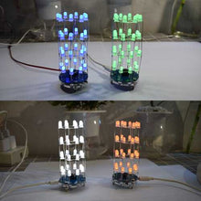 将图片加载到图库查看器,Geekcreit? DIY Mini Star Flashing LED Cylinder Kit With 23 Flashing Mode
