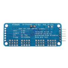 將圖片載入圖庫檢視器 3Pcs PCA9685 16-Channel 12-bit PWM Servo Motor Driver I2C Module