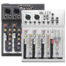 將圖片載入圖庫檢視器 4 Channel Professional Live Mixing Studio Audio Sound USB KTV Karaoke Mixer Console