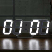 Charger l'image dans la galerie, Large Modern Digital Led Skeleton Wall Clock Timer 24/12 Hour Display 3D Gife