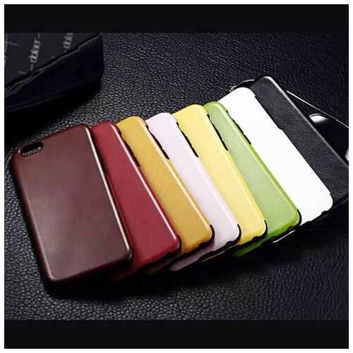 iPhone 6 Leatherette - Leather like case - Color: Lime Green
