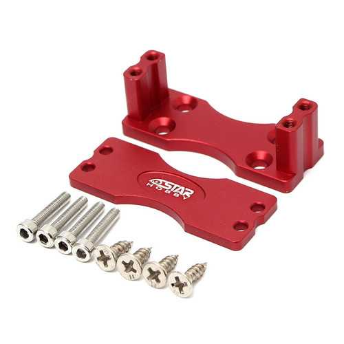 Black/Red CNC Aluminium Alloy Steering Gear Bracket