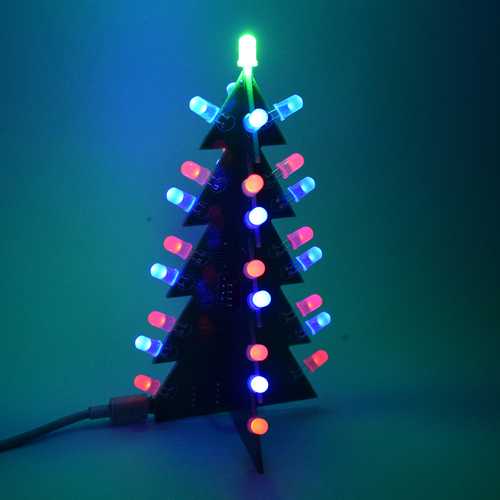 Geekcreit? DIY Star Effect 3D LED Decorative Christmas Tree Kit