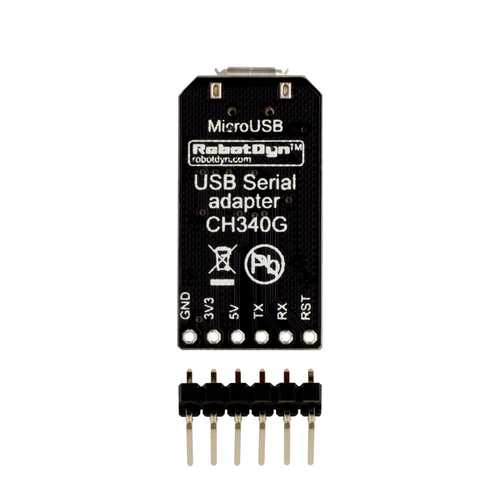 RobotDyn? USB to TTL UART CH340 Serial Converter Micro USB 5V/3.3V IC CH340G Module