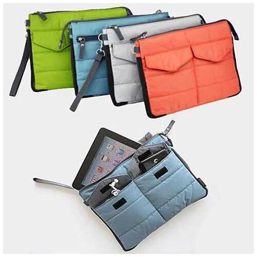 GO GO Gadget Pouch Insert ORGANIZE AND SWITCH - Color: Pewter Grey