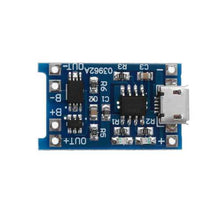 Cargar imagen en el visor de la galería, 5Pcs TP4056 Micro USB 5V 1A Lithium Battery Charging Protection Board TE585 Lipo Charger Module