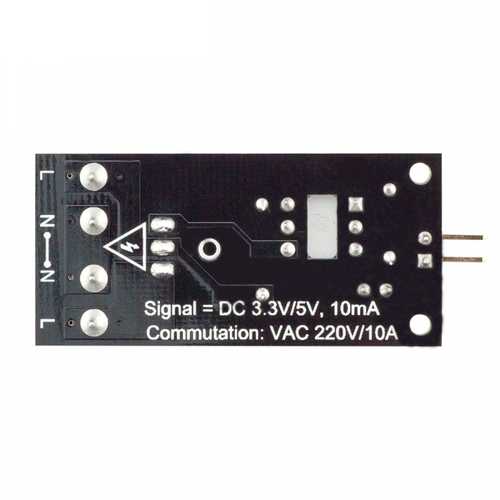 5Pcs RobotDyn? Thyristor AC Switch Relay Module 3.3V/5V Logic AC 220V/5A Peak 10A