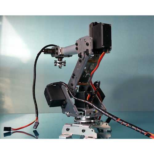 6DOF Mechanical Robot Arm Claw With Servos For Robotics DIY Kit